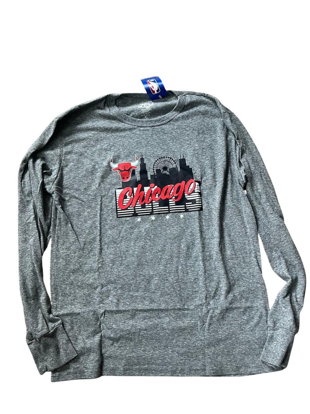 NBA Chicago Bulls Tri blend long sleeve
